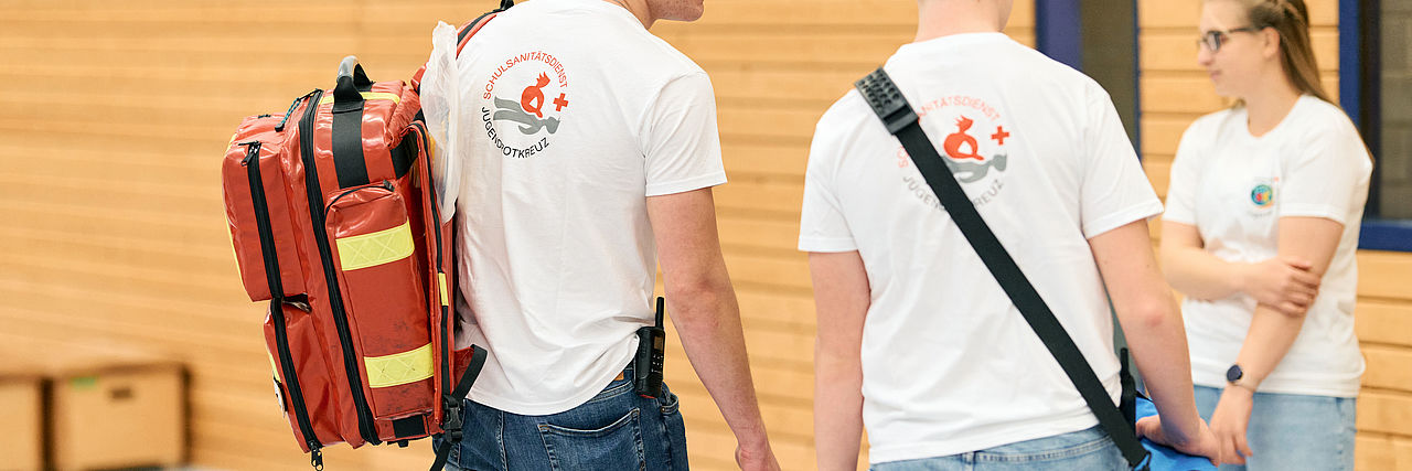 Foto: Yannik Willing © Deutsches Jugendrotkreuz JRK heißt Schulsanitätsdienst